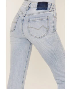Cleo + Wolf Women's South Coast High Rise Light Wash Stretch Bootcut Jeans -Cowboy Wear Shop 2000364987 400 P4