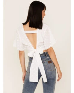 Talisman Women's Venus Swiss Dot Crop Top -Cowboy Wear Shop 2000365269 100 P4