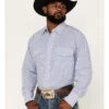Wrangler Men's Striped Print Long Sleeve Snap Western Shirt  -Cowboy Wear Shop 2000365987 400 P1