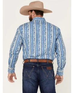 Wrangler Men's Checotah Southwestern Stripe Snap Western Shirt 9 Wrangler Men's Checotah Southwestern Stripe Snap Western Shirt -Cowboy Wear Shop 2000365992 400 P4