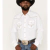 Rock 47 By Wrangler Men's Embroidered Long Sleeve Snap Western Shirt 2 Rock 47 By Wrangler Men's Embroidered Long Sleeve Snap Western Shirt -Cowboy Wear Shop 2000366004 100 P1