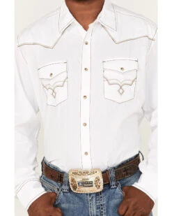 Rock 47 By Wrangler Men's Embroidered Long Sleeve Snap Western Shirt 8 Rock 47 By Wrangler Men's Embroidered Long Sleeve Snap Western Shirt -Cowboy Wear Shop 2000366004 100 P3