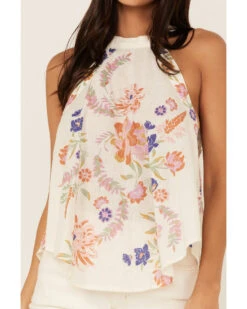 Free People Women's Emily Printed Tank -Cowboy Wear Shop 2000366156 103 P3