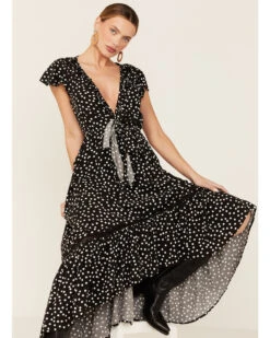 Beyond The Radar Women's Polka Dot Picnic Midi Dress  -Cowboy Wear Shop 2000366188 001 P4