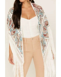 Idyllwind Women's Music City Embroidered Fringe Shawl -Cowboy Wear Shop 2000366591 100 P4