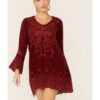 Johnny Was Women's Garnet Rhine Long Sleeve Tunic Dress -Cowboy Wear Shop 2000367760 600 P1