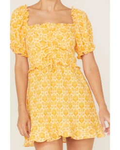 Show Me Your Mumu Women's Sophie Floral Print Mini Dress -Cowboy Wear Shop 2000368254 702 P3