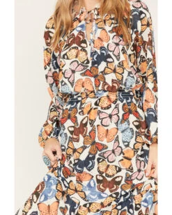 Show Me Your Mumu Women's Cait Butterfly Print Midi Dress 8 Show Me Your Mumu Women's Cait Butterfly Print Midi Dress -Cowboy Wear Shop 2000368260 900 P3