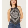 Rock & Roll Denim Women's Bandana Print Tank Top -Cowboy Wear Shop 2000368499 001 P1