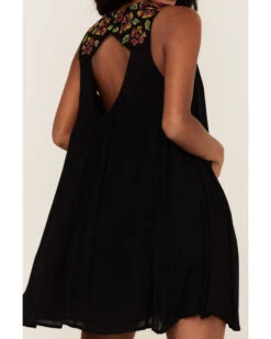 Rock & Roll Denim Women's Embroidered Keyhole Shift Dress -Cowboy Wear Shop 2000368503 001 P3