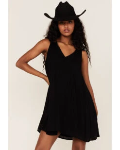 Rock & Roll Denim Women's Embroidered Keyhole Shift Dress -Cowboy Wear Shop 2000368503 001 P4