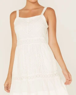 Skies Are Blue Women's Crochet Sleeveless Midi Dress 8 Skies Are Blue Women's Crochet Sleeveless Midi Dress -Cowboy Wear Shop 2000370588 100 P3