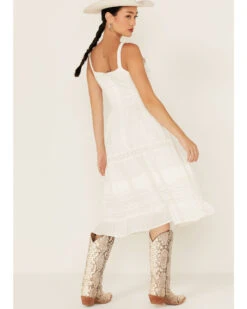 Skies Are Blue Women's Crochet Sleeveless Midi Dress 9 Skies Are Blue Women's Crochet Sleeveless Midi Dress -Cowboy Wear Shop 2000370588 100 P4