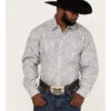 Stetson Men's Highland Paisley Print Long Sleeve Pearl Snap Western Shirt  -Cowboy Wear Shop 2000370656 020 P1