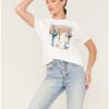 Wrangler Women's Sunset Cactus Logo Graphic Tee -Cowboy Wear Shop 2000372295 100 P1