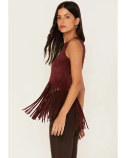 Shyanne Women's Faux Suede Fringe Tank Top  -Cowboy Wear Shop 2000373017 646 P4