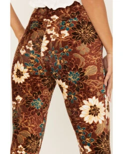 Shyanne Women's Floral Print Corduroy Pants -Cowboy Wear Shop 2000373385 203 P4