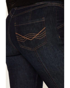 Idyllwind Women's Hillsboro Dark Wash High Rise Seamed Outlaw Flare Jeans -Cowboy Wear Shop 2000373409 417 P4