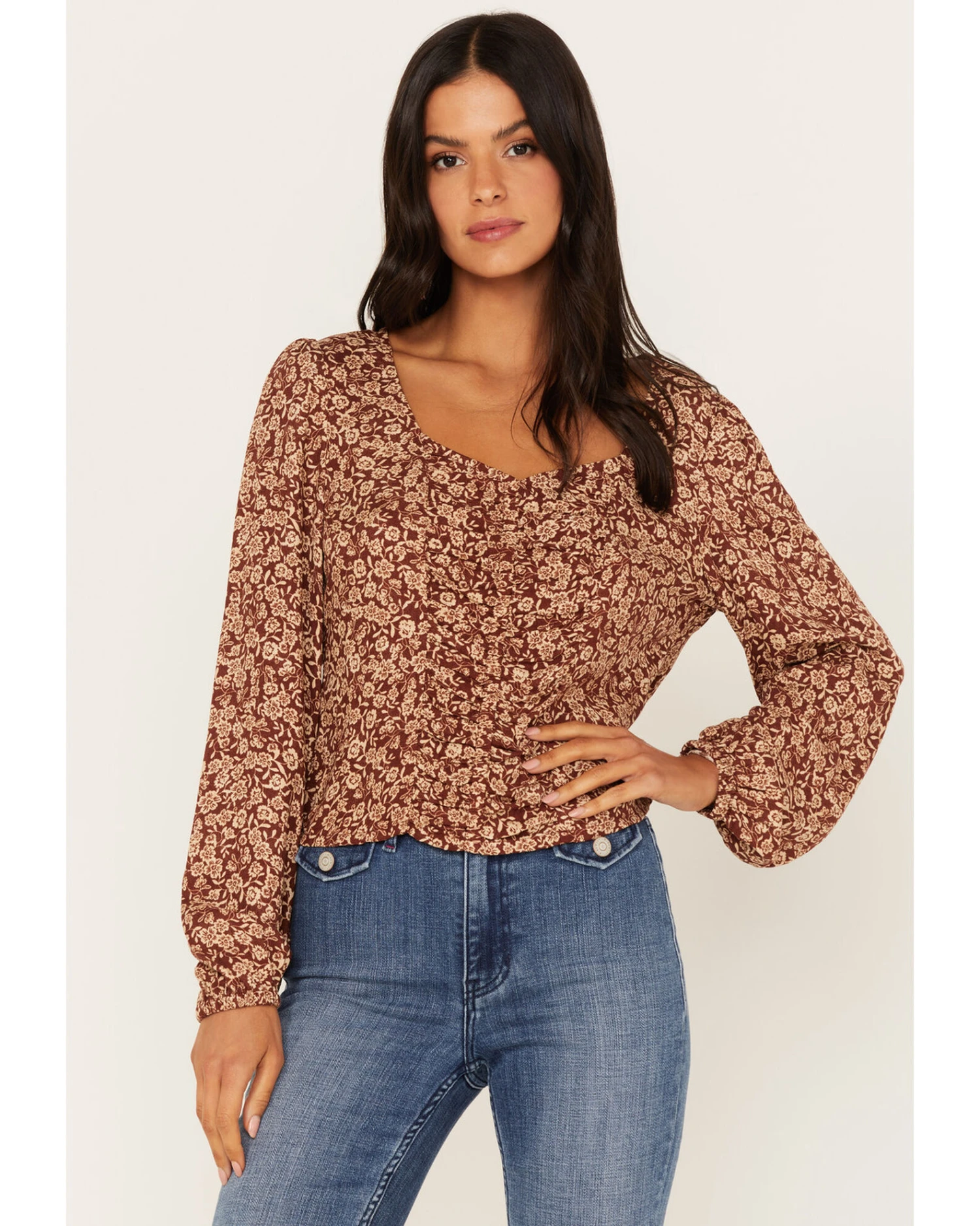 Idyllwind Women's Floral Print Smocked Top 3 Idyllwind Women's Floral Print Smocked Top