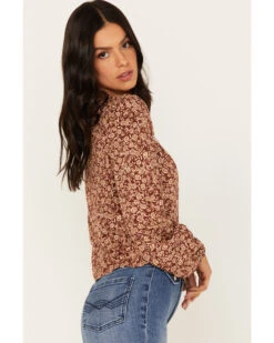 Idyllwind Women's Floral Print Smocked Top 8 Idyllwind Women's Floral Print Smocked Top -Cowboy Wear Shop 2000373632 213 P3