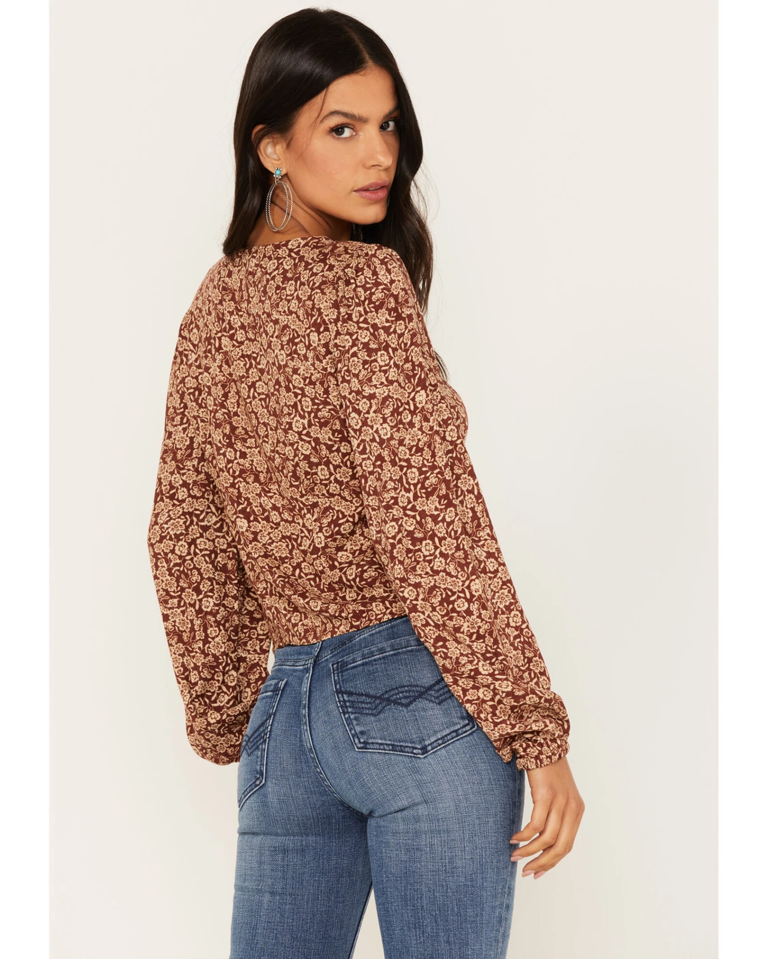 Idyllwind Women's Floral Print Smocked Top 6 Idyllwind Women's Floral Print Smocked Top - Image 4