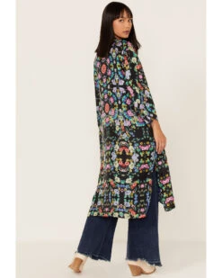 Johnny Was Women's Ella Floral Reversible Kimono 9 Johnny Was Women's Ella Floral Reversible Kimono -Cowboy Wear Shop 2000373883 000 P4