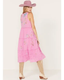 Johnny Was Women's Zanzibar Tiered Embroidered Dress -Cowboy Wear Shop 2000373887 650 P4