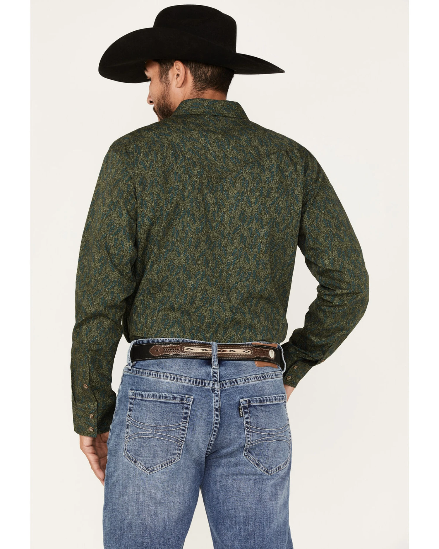 Moonshine Spirit Men's Limelight Paisley Print Snap Western Shirt 6 Moonshine Spirit Men's Limelight Paisley Print Snap Western Shirt - Image 4