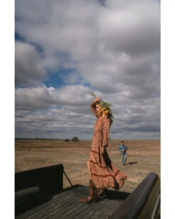 Idyllwind Women's Floral Print Tiered MaxiĀ Dress