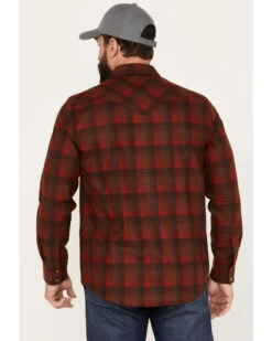 Pendleton Men's Canyon Ombre Plaid Long Sleeve Western Snap Shirt 9 Pendleton Men's Canyon Ombre Plaid Long Sleeve Western Snap Shirt -Cowboy Wear Shop 2000374656 600 P4
