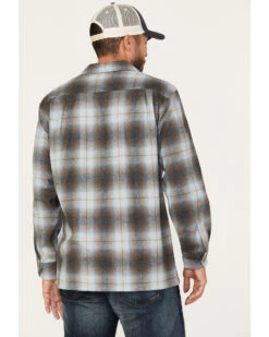 Pendleton Men's Board Oxford Large Plaid Long Sleeve Western Shirt  -Cowboy Wear Shop 2000374660 020 P4