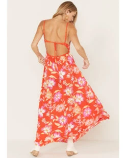 Free People Women's Wisteria Floral Print Maxi Dress -Cowboy Wear Shop 2000374747 800 P4