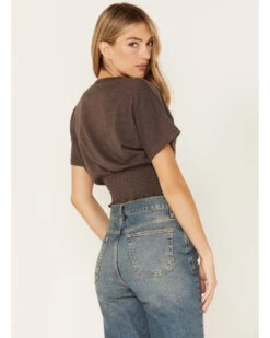 Cleo + Wolf Women's Wild At Heart Smocked Graphic Tee 9 Cleo + Wolf Women's Wild At Heart Smocked Graphic Tee -Cowboy Wear Shop 2000374814 240 P4