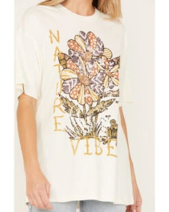Cleo + Wolf Women's Nature Vibes Oversized Graphic Tee -Cowboy Wear Shop 2000374821 103 P3