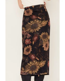 Cleo + Wolf Women's Floral Print Sheer Midi Skirt -Cowboy Wear Shop 2000374825 001 P4
