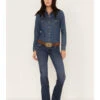 Wrangler Retro Women's Sadie Bootcut Medium Wash Low Rise Stretch Jeans -Cowboy Wear Shop 2000375070 400 P1
