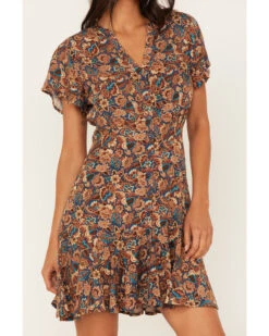 Idyllwind Women's Feeling Good Paisley Print Button-Front Dress 8 Idyllwind Women's Feeling Good Paisley Print Button-Front Dress -Cowboy Wear Shop 2000375298 401 P3
