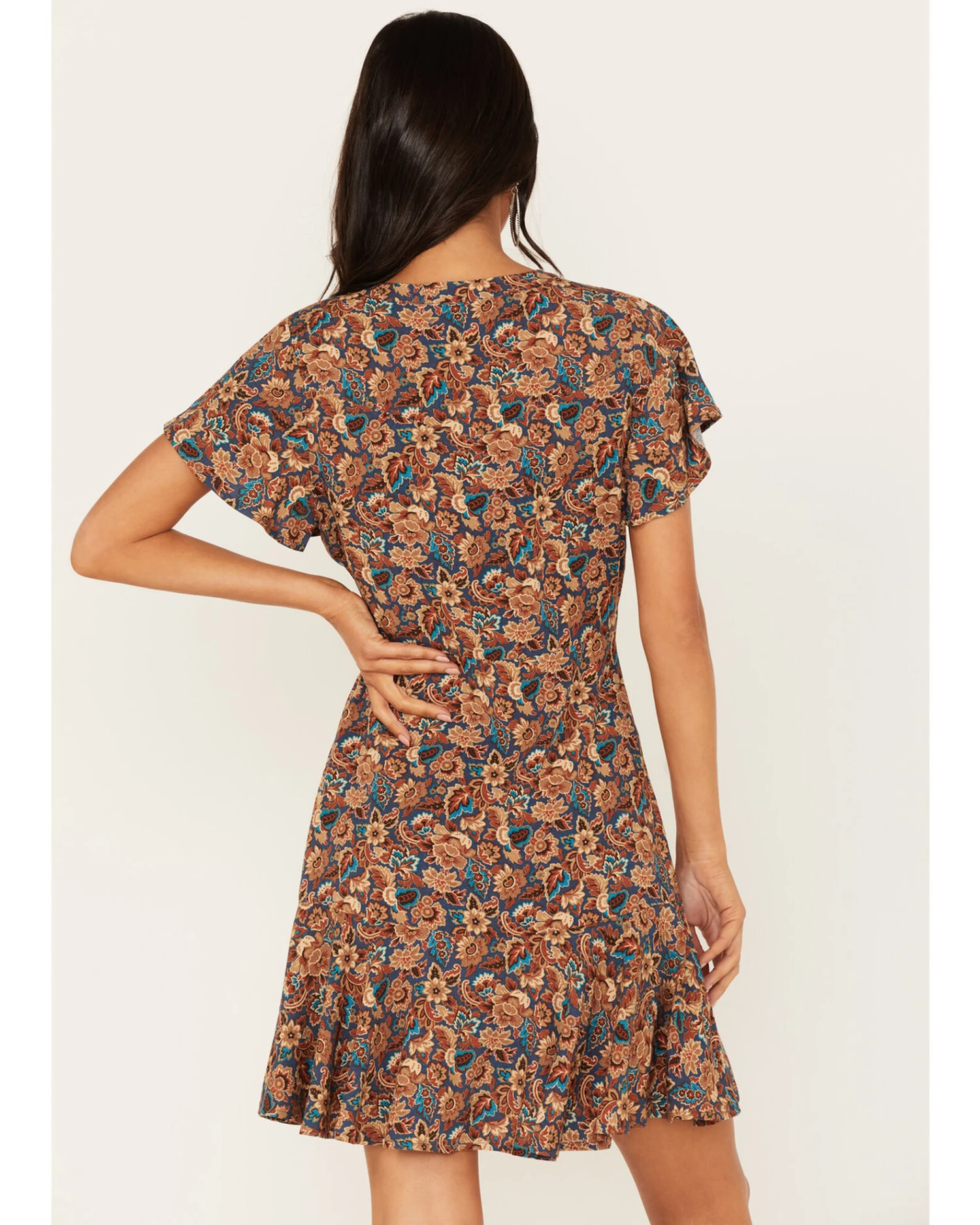 Idyllwind Women's Feeling Good Paisley Print Button-Front Dress 6 Idyllwind Women's Feeling Good Paisley Print Button-Front Dress - Image 4