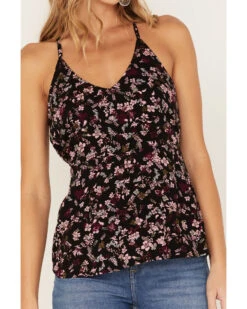 Idyllwind Women's Floral Print Keyhole Racer Tank Top -Cowboy Wear Shop 2000375307 001 P3