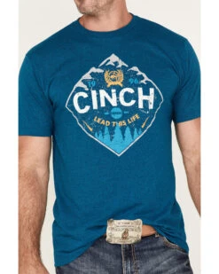 Cinch Men's Lead This Life Logo Graphic T-Shirt  -Cowboy Wear Shop 2000375565 442 P3