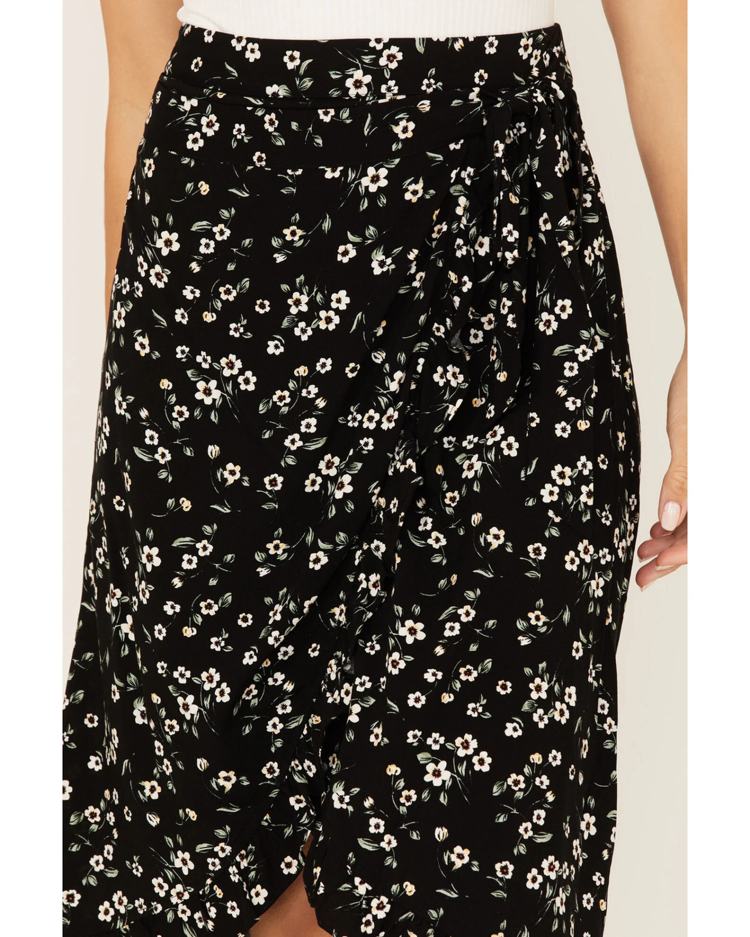 Beyond The Radar Women's Floral Print Midi Skirt 4 Beyond The Radar Women's Floral Print Midi Skirt - Image 2