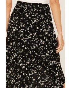 Beyond The Radar Women's Floral Print Midi Skirt 9 Beyond The Radar Women's Floral Print Midi Skirt -Cowboy Wear Shop 2000375601 001 P4