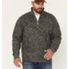 Pacific Teaze Men's 1/4 Zip Pullover Plaid Lined Bonded Sweater -Cowboy Wear Shop 2000375830 070 P1