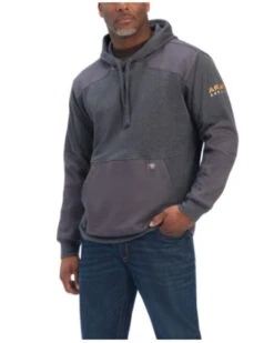Ariat Men's Rebar Workman DuraCanvas Hooded Work Sweatshirt 