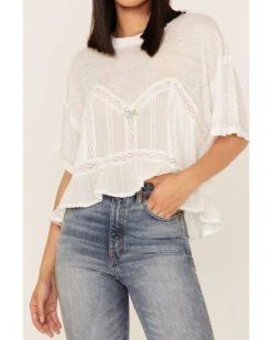 Free People Women's Fall In Love Tee -Cowboy Wear Shop 2000376773 103 P3