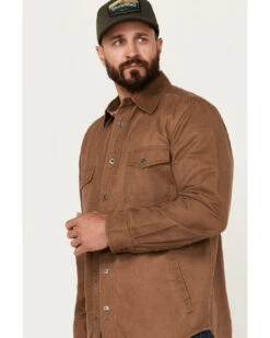 Dakota Grizzly Men's Blaize Microsuede Lined Long Sleeve Western Snap Shirt -Cowboy Wear Shop 2000377002 341 P2