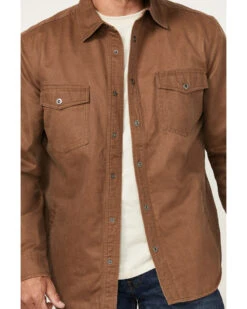 Dakota Grizzly Men's Blaize Microsuede Lined Long Sleeve Western Snap Shirt -Cowboy Wear Shop 2000377002 341 P3