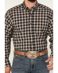 Ariat Men's Karter Plaid Print Stretch Long Sleeve Button-Down Shirt 8 Ariat Men's Karter Plaid Print Stretch Long Sleeve Button-Down Shirt -Cowboy Wear Shop 2000377038 280 P3