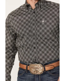 Ariat Men's Wyatt Stretch Classic Fit Long Sleeve Button-Down Western Shirt -Cowboy Wear Shop 2000377078 022 P3