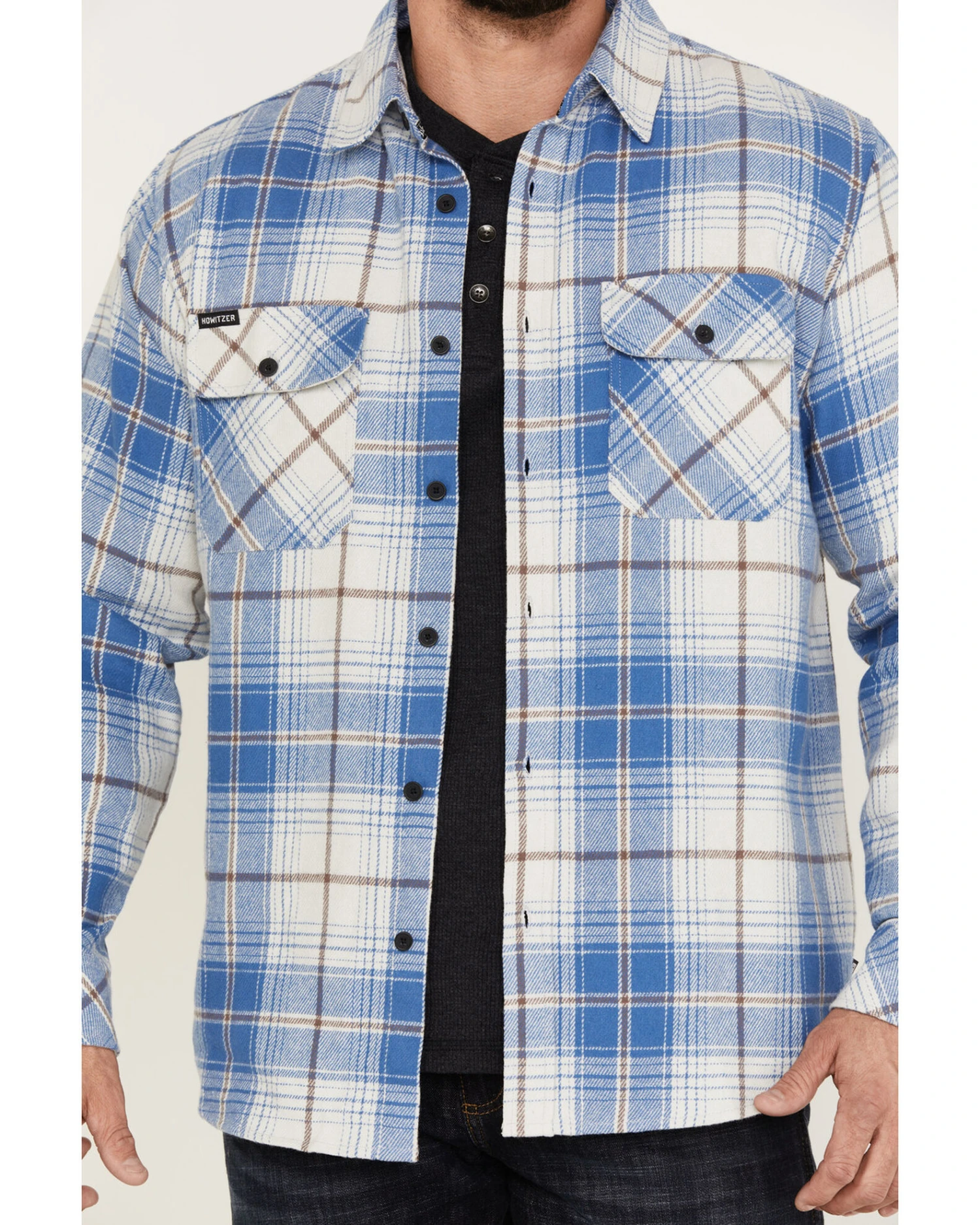 Howitzer Men's Fleet Western Flannel Shirt 5 Howitzer Men's Fleet Western Flannel Shirt - Image 3